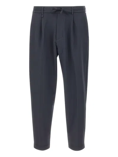 Hugo Boss T_convert-pleat Trousers In Blue