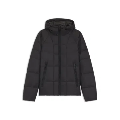 Hugo Boss Taffeta Jacket With Water-repellent Finish In Black