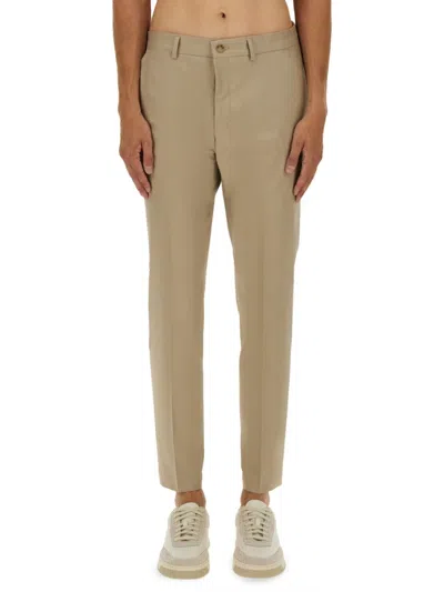 HUGO BOSS TAILORED BROWN SLIM FIT PANTS