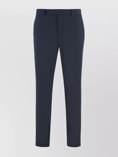 Hugo Boss Tailored Chino Pants With Practical Pockets In Blue