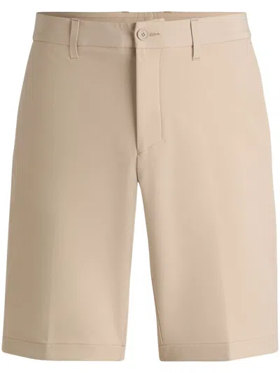 Hugo Boss Tailored Chino Shorts In Neutrals