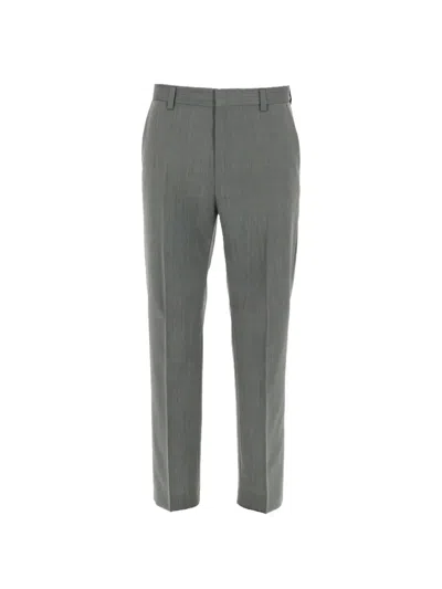 Hugo Boss Tethestanegan Wool-blend Trousers For Fw26 In Gray