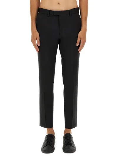 HUGO BOSS TAILORED SLIM FIT PANTS WITH SUBTLE CREASE