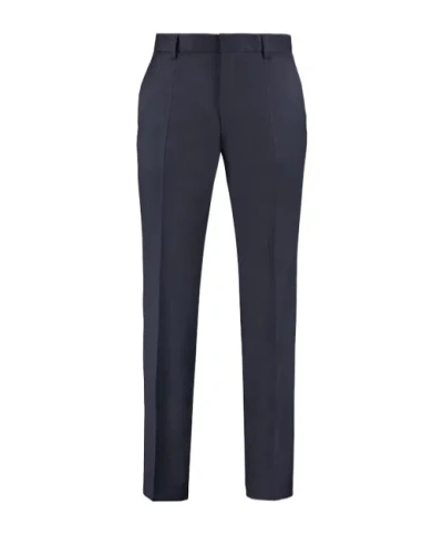 Hugo Boss Tailored Straight-leg Pants In Black