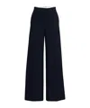 Hugo Boss High-waisted Relaxed-fit Trousers With Wide Leg In Black