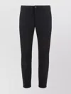 Hugo Boss Tailored Stretch Trousers Featuring Pockets In Black