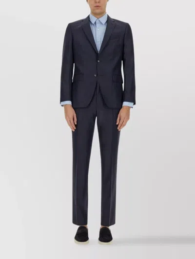 HUGO BOSS TAILORED SUIT JACKET NOTCH LAPEL