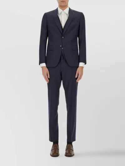 HUGO BOSS TAILORED SUIT JACKET NOTCH LAPEL