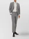 Hugo Boss Tailored Suit With Chest Pocket And Flap Pockets In Gray