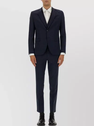 HUGO BOSS TAILORED SUIT WITH NOTCH LAPEL AND CHEST POCKET