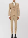 Hugo Boss Tailored Suit With Notch Lapel And Single-breasted In Neutral