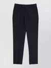 Hugo Boss Tailored Trousers Belt Loops And Pockets In Blue