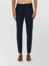 Hugo Boss Tailored Trousers With Pockets And Loops In Blue