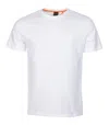 Hugo Boss Cotton-jersey T-shirt With Logo Patch In Black