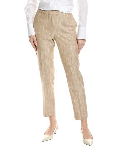 Hugo Boss Regular-fit Trousers With Pinstripe Pattern In Patterned