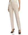 Hugo Boss Side-split Straight Trousers In Neutral
