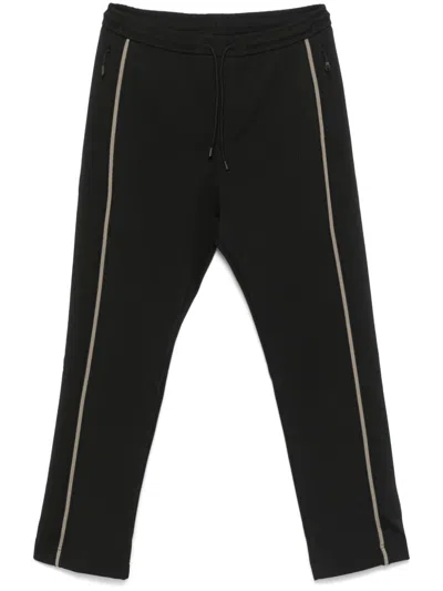 Hugo Boss Tape-inserts Track Pants In Black
