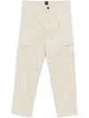 Hugo Boss Tapered Cargo Pants In Neutrals