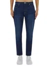 Hugo Boss Tapered Fit Jeans In Denim