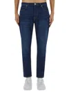 Hugo Boss Delaware Slim-fit Jeans In Dark-blue Super-soft Denim In Denim