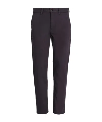 Hugo Boss Tapered-leg Chinos In Black