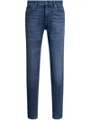 Hugo Boss Maine Regular-fit Jeans In Blue Soft-motion Denim In Blue
