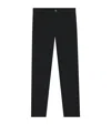 Hugo Boss Tapered-fit Trousers In Machine-washable Stretch Fabric In Black