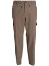 Hugo Boss Belt-loop Casual Pants In 褐色