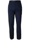 Hugo Boss Belt-loop Casual Pants In 蓝色