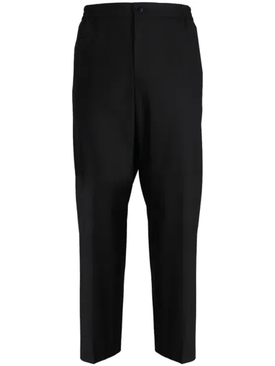Hugo Boss Tapered Trousers In Black