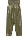 Hugo Boss Tapered Trousers In Green