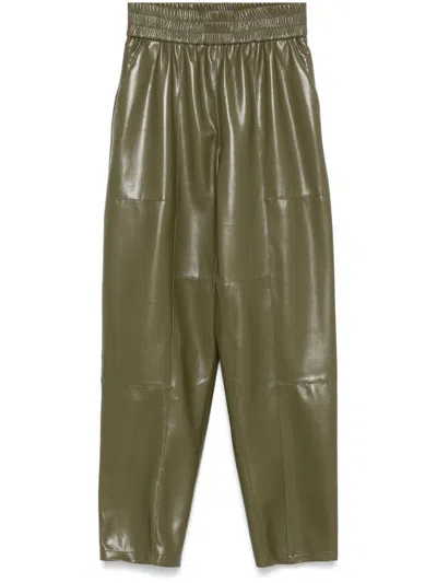 Hugo Boss Tapered Trousers In Green