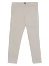 Hugo Boss Stretch Twill Trousers In Grey
