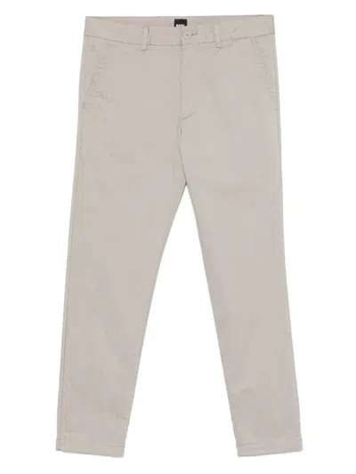 Hugo Boss Tapered Trousers In Grey
