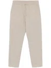Hugo Boss Tapered Trousers In Neutrals