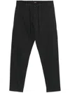 Hugo Boss Tapered Trousers In Schwarz