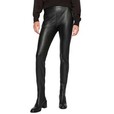 Hugo Boss Taslimah Faux Leather Skinny Pants In Black