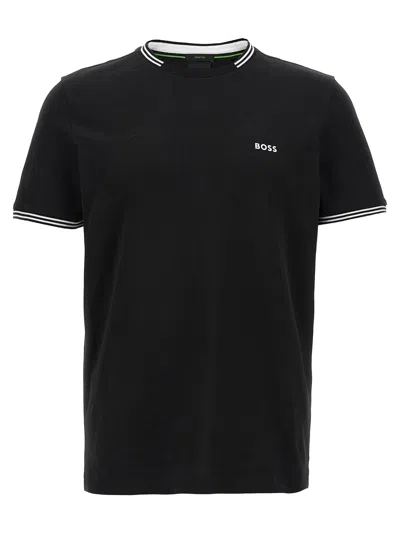 Hugo Boss Boss Stretch Cotton T-shirt In Dark Blue