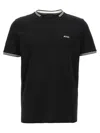 Hugo Boss Boss Taul Tipped Crewneck T-shirt In Black