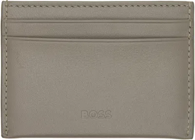 Hugo Boss Taupe Aston Martin Edition Wing Card Holder