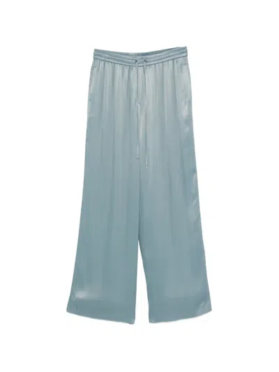Hugo Boss Tavati Drawstring Trousers In Blue