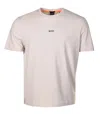 Hugo Boss Tchup T Shirt 271 Light Beige In Beige