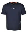 Hugo Boss Relaxed-fit T-shirt In Stretch Cotton With Logo Print