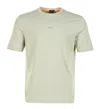 Hugo Boss Tchup T Shirt Open Green In Green