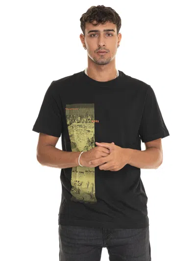 Hugo Boss Te-metropolitan T-shirt In Black