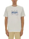 Hugo Boss Graphic Print Crew Neck Short Sleeve T-shirt