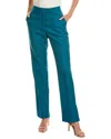 Hugo Boss Slim-fit Trousers In Virgin-wool Twill In Green