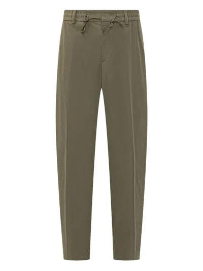 HUGO BOSS TECH CORDUROY DRAWSTRING TROUSERS