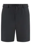 Hugo Boss Boss Techno Fabric Bermuda-shorts In Black