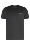 Hugo Boss Slim-fit T-shirt With Popcorn Stripe Fabric